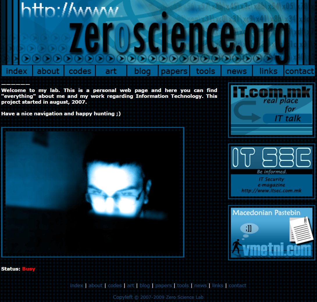 ZSL v1.0 Website